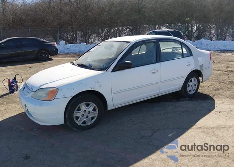 2003 Honda Civic Lx z USA, uszkodzony, nr VIN 2HGES16593H551019